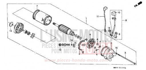 ANLASSER (XL600VH/VJ) XL600VH de 1987